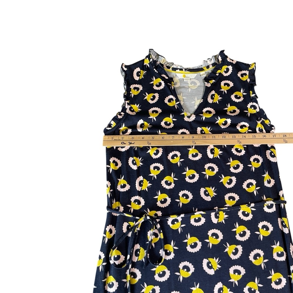Women's Boden 48% Cotton Floral Dress Multicolor Size 4 Petite - Picture 6 of 7